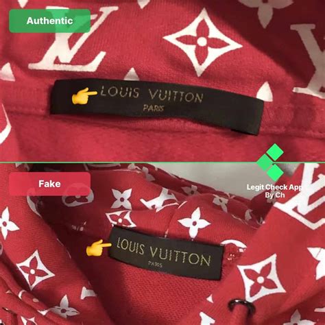 how to tell real vs fake supreme louis vuitton sweaters|are louis vuitton hoodies real.